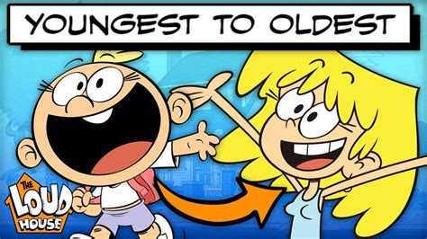 loud house background characters|loud house oldest to youngest.